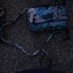 Lily name embroidered Vera Bradley Crossbody
